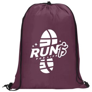 Altitude Daily 190T Drawstring Bag in Maroon