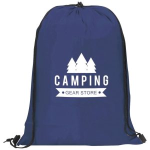 Altitude Daily 190T Drawstring Bag in Navy
