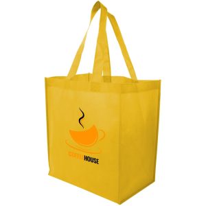 Altitude Shuttle Non-Woven Shopper in Yellow