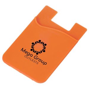 Altitude Razzle Dazzle Phone Card Holder in Orange