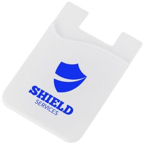 Altitude Razzle Dazzle Phone Card Holder in Solid White