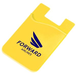 Altitude Razzle Dazzle Phone Card Holder in Yellow