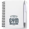 Altitude Plasma A6 Spiral Notebook & Pen - Solid White