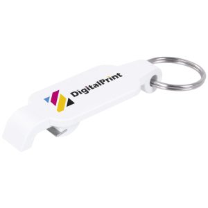 Altitude Pop Bottle Opener Keyholder in Solid White