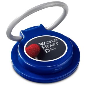 Altitude Coil Ring Grip & Phone Stand in Blue