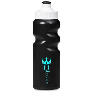 Altitude Baltic Plastic Water Bottle - 330ml in Black
