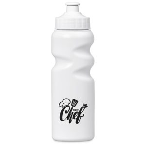 Altitude Baltic Plastic Water Bottle - 330ml in Solid White