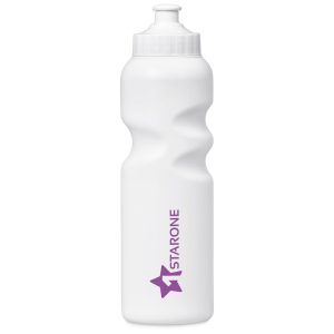 Altitude Riviera Plastic Water Bottle - 500ml in Solid White
