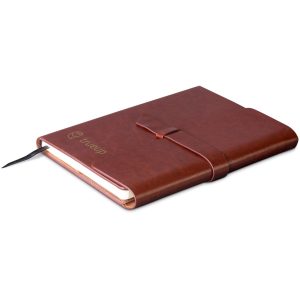Altitude Peninsula A5 Hard Cover Notebook in Brown