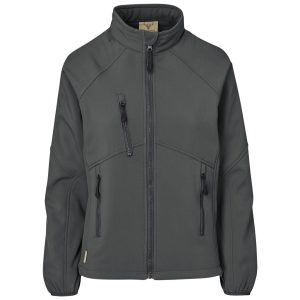 Ladies Midlands Softshell Jacket in Charcoal