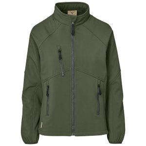 Ladies Midlands Softshell Jacket in Olive