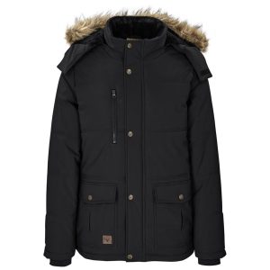 Mens Cederberg Parka Jacket in Black