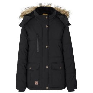 Ladies Cederberg Parka Jacket in Black