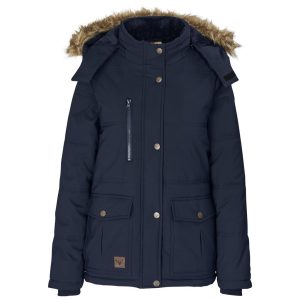 Ladies Cederberg Parka Jacket in Navy