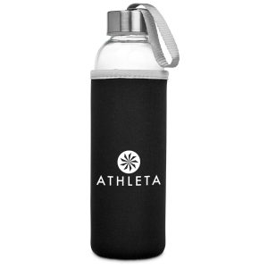 Kooshty Neo Glass Water Bottle - 500ml in Black
