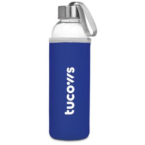 Kooshty Neo Glass Water Bottle - 500ml in Blue