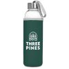 Kooshty Neo Glass Water Bottle - 500ml - Dark Green