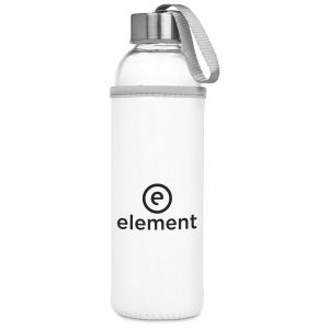 Kooshty Neo Glass Water Bottle - 500ml in Solid White