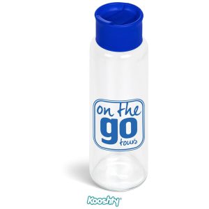 Kooshty Boost Glass Water Bottle - 700ml in Blue