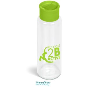 Kooshty Boost Glass Water Bottle - 700ml in Lime