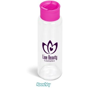 Kooshty Boost Glass Water Bottle - 700ml in Pink