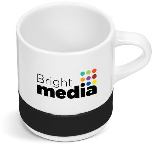 Kooshty Kaleido Sublimation Ceramic Mug - 320ml in Black