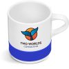 Kooshty Kaleido Sublimation Ceramic Mug - 320ml - Blue