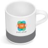 Kooshty Kaleido Sublimation Ceramic Mug - 320ml - Grey