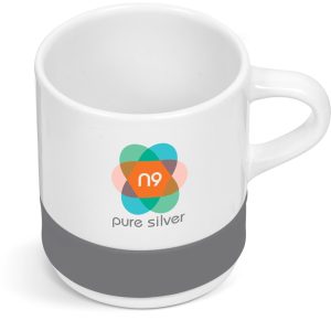 Kooshty Kaleido Sublimation Ceramic Mug - 320ml in Grey