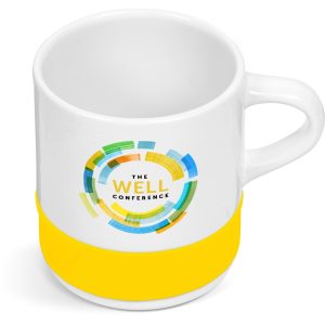 Kooshty Kaleido Sublimation Ceramic Mug - 320ml in Yellow