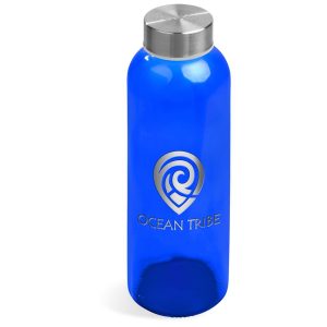 Kooshty Pura Glass Water Bottle - 500ml in Blue