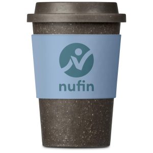 Kooshty Brown Bean Plastic Double-Wall Tumbler – 400ml in Light Turquoise