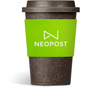Kooshty Brown Bean Plastic Double-Wall Tumbler – 400ml in Lime