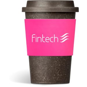 Kooshty Brown Bean Plastic Double-Wall Tumbler – 400ml in Pink