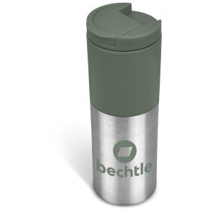 Kooshty Typhoon Stainless Steel & Plastic Double-Wall Tumbler - 450ml in Moss Green