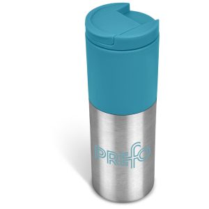 Kooshty Typhoon Stainless Steel & Plastic Double-Wall Tumbler - 450ml in Turquoise