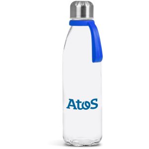 Kooshty Loopy Glass Water Bottle - 650ml in Blue