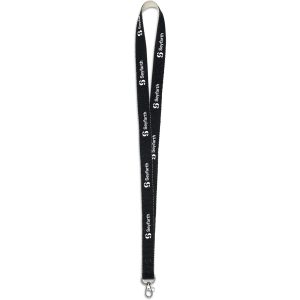Altitude Taiga Recycled PET Lanyard in Black