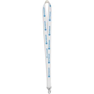 Altitude Taiga Recycled PET Lanyard in Solid White