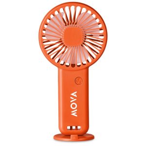 Altitude Celestia Rechargeable Handheld Mini Fan in Orange