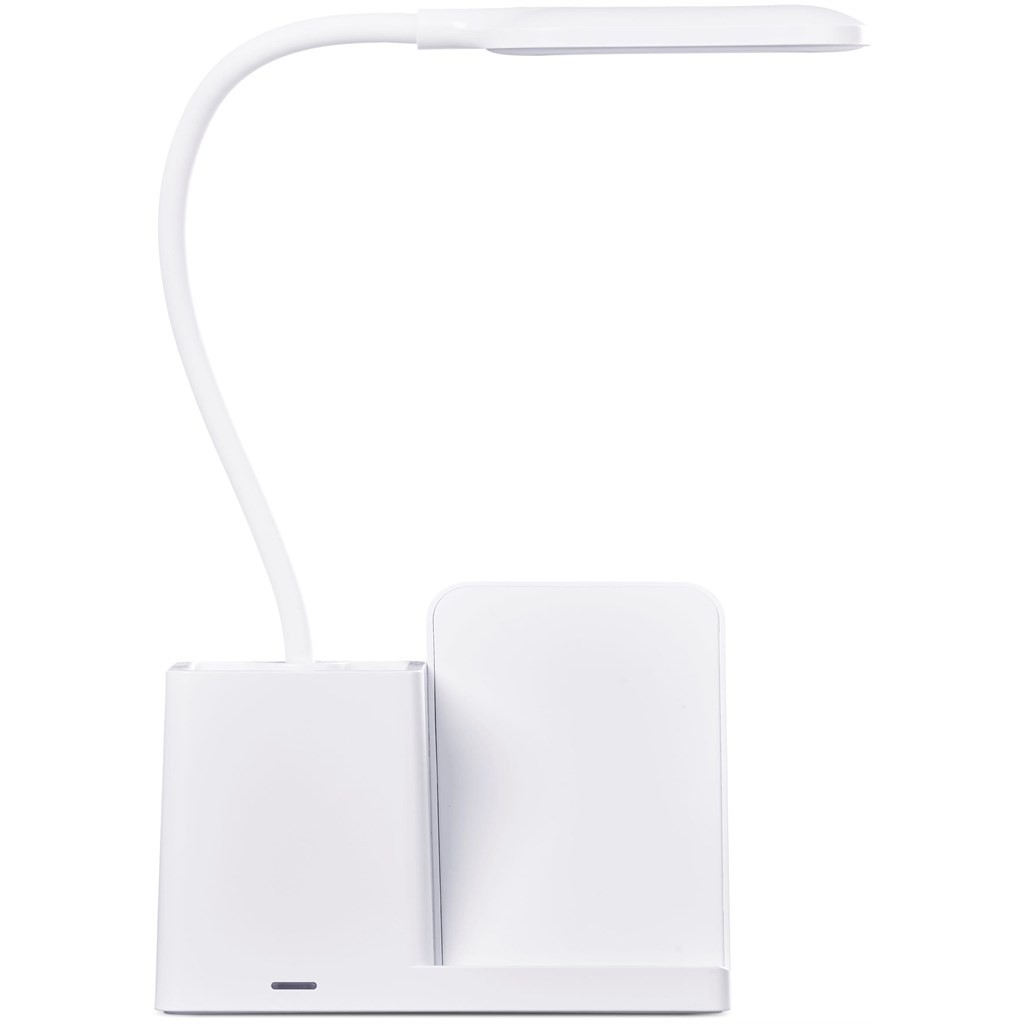 Swiss Cougar Ottawa Wireless Charger and Desk Lamp – Solid White