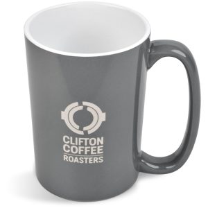 Altitude Sorrento Ceramic Coffee Mug - 415ml in Grey