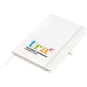 Altitude Stanford A5 Hard Cover Notebook in Solid White
