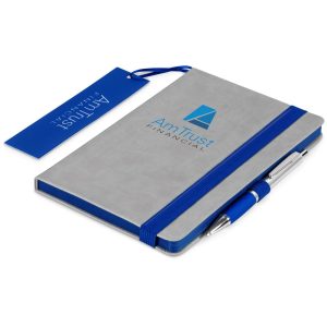 Altitude Colourblock A5 Soft Cover Notebook in Blue