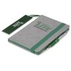 Altitude Colourblock A5 Soft Cover Notebook - Dark Green