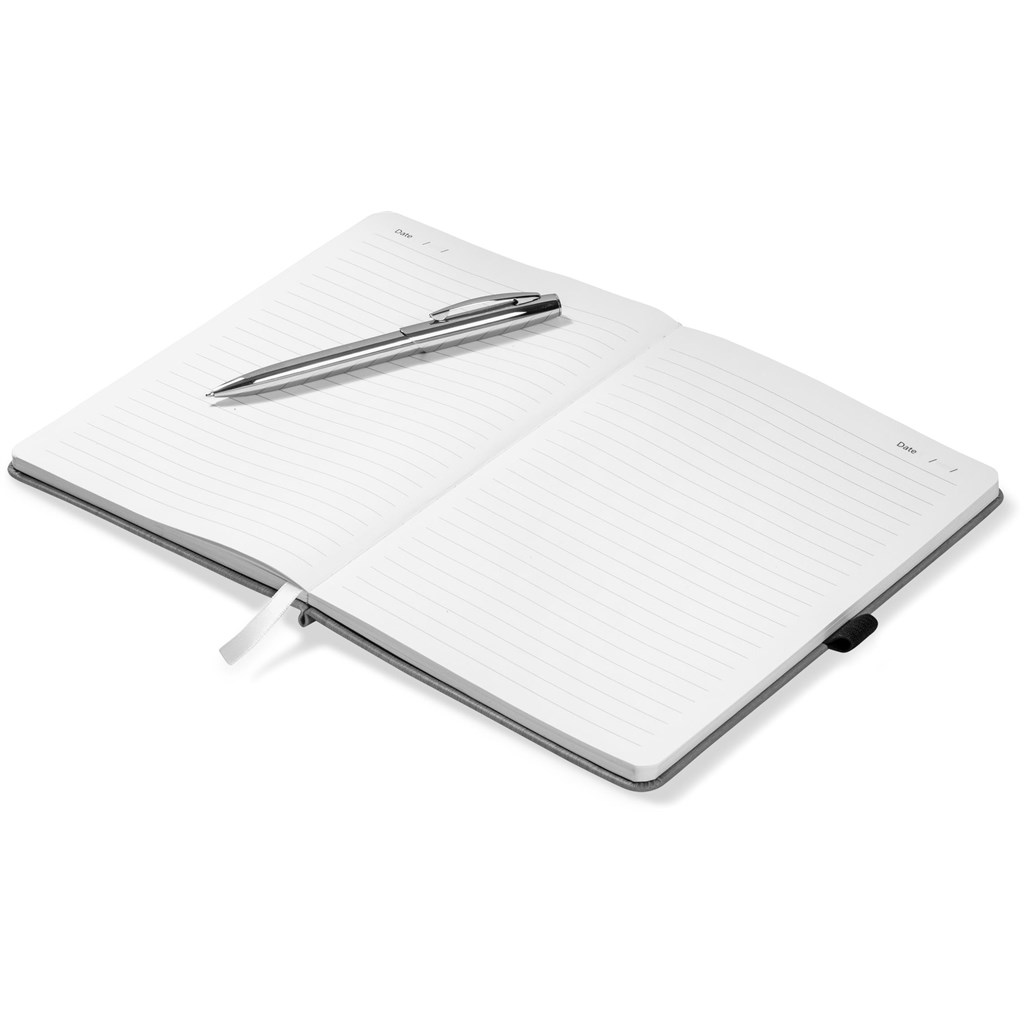 Altitude Oakridge A5 Hard Cover Flash Drive Notebook - 8GB – Grey