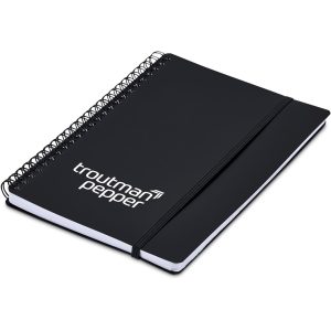 Altitude Noodle A5 Spiral Notebook in Black