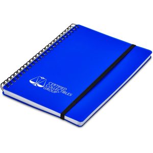 Altitude Noodle A5 Spiral Notebook in Blue