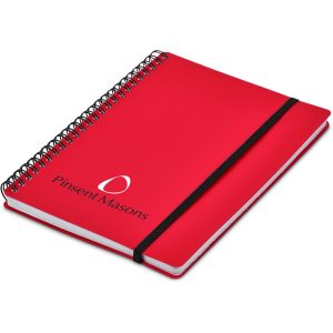 Altitude Noodle A5 Spiral Notebook in Red