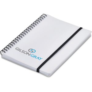 Altitude Noodle A5 Spiral Notebook in Solid White